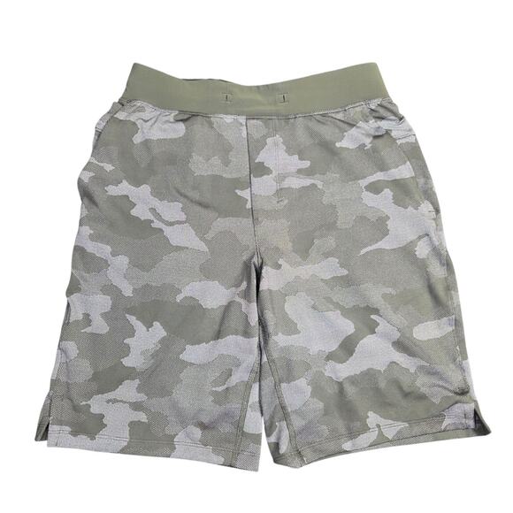 Lululemon Shorts Mens Small Green Camo T.H.E. Short 9" Inseam Linerless Athletic - Picture 2 of 11